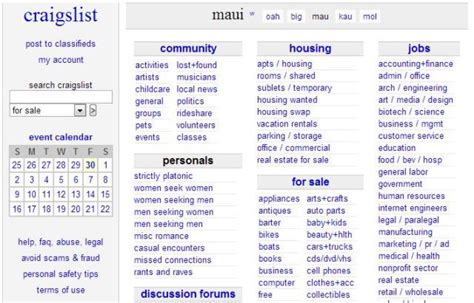 maui craigslist|More.